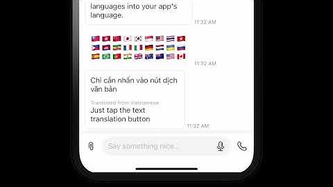 Instantly translate received messages with Rolo Secure Chat