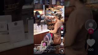 Stephanie Denaro Dawes was using racial slurs against a black bakery employee at Davidovich Bakery