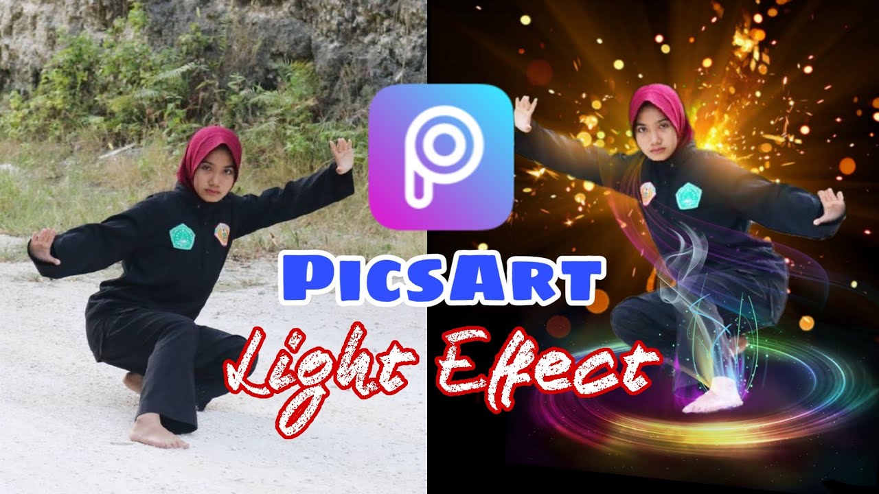 PicsArt Light Effect Manipulasi efek cahaya di foto dengan aplikasi