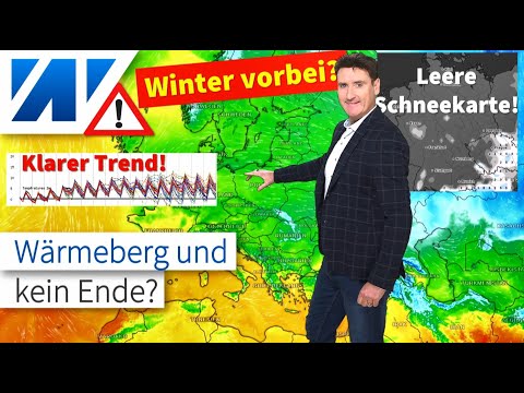 Schockprognose für Winterfans: Mitte Februar 10 °C bis 15 °C: Totalausfall des Winters im Februar!