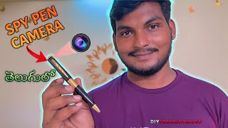 I Tested a Spy Pen Camera - DIYFreak in Telugu