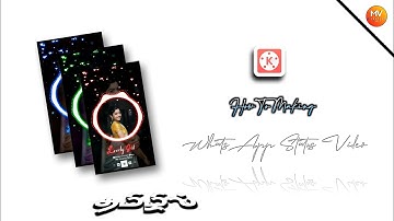 How to Create a Mobile Full Screen WhatsApp Status Video Circle Template for KineMaster in Tamil