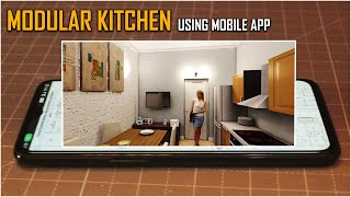 How I make Design of MODULAR KITCHEN in Mobile application- |kitchen interior details screenshot 3