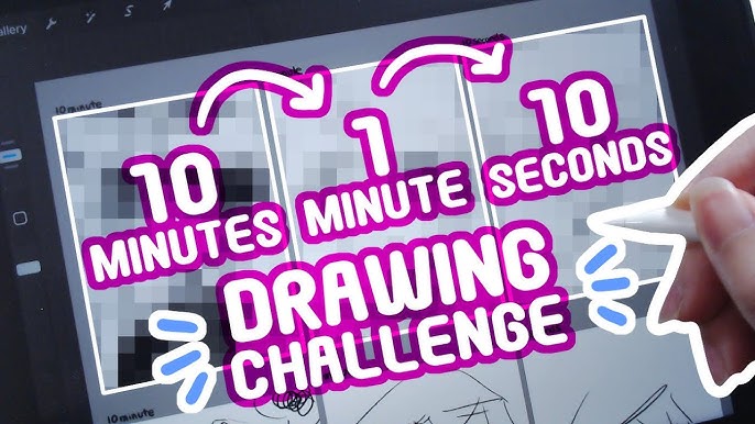 Speed Drawing Challenge For Pro Illustrators To Sketch In 10 Mins