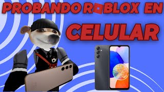 Jugando Roblox En Movil 📱