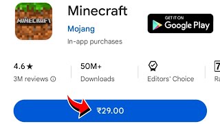 How to Buy Minecraft Price drop on Google Play store only ₹29