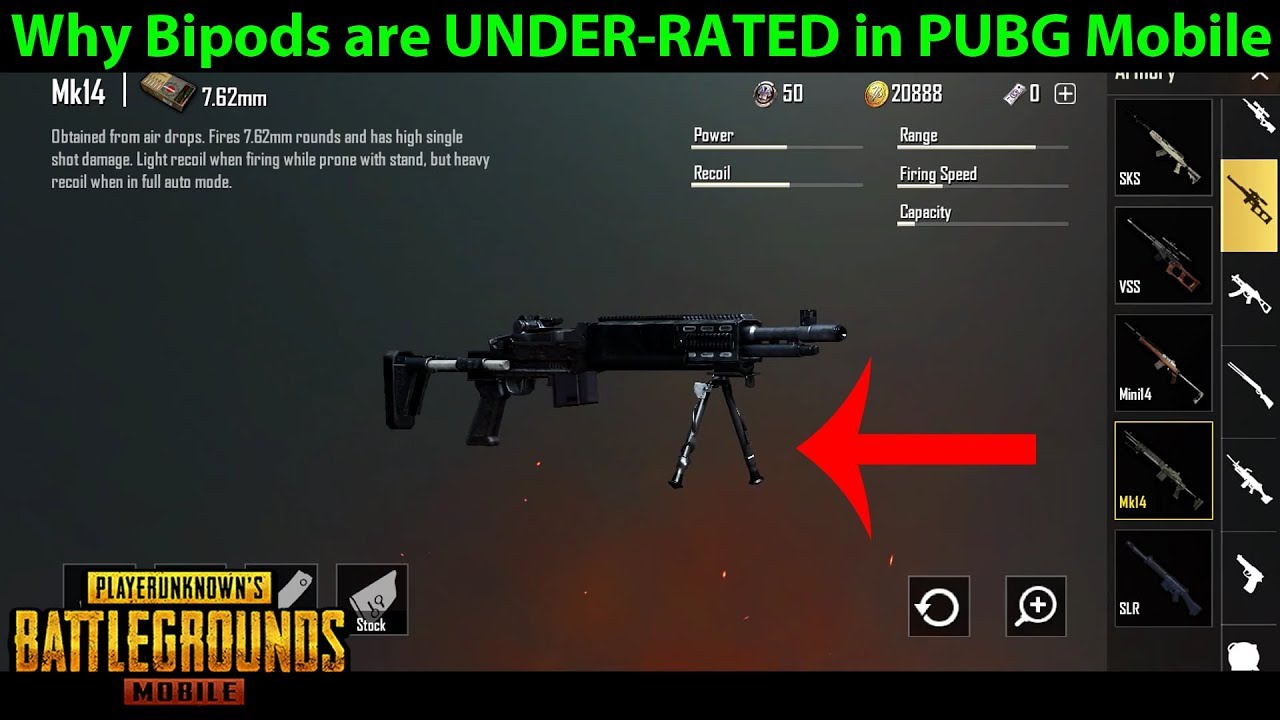 INSANE Recoil Reduction!! Why the BIPOD is UNDERRATED in PUBG Mobile 0