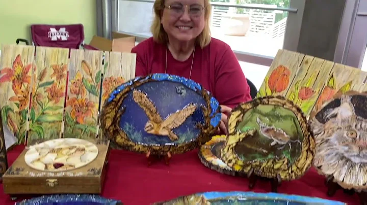 The Crafty View: Angela Foster is a mixed media cr...