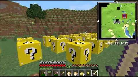 lucky block mod review | 1.7.10