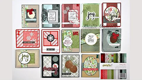 Honey Bee Stamps Holiday Cheer - 30 cards from one...
