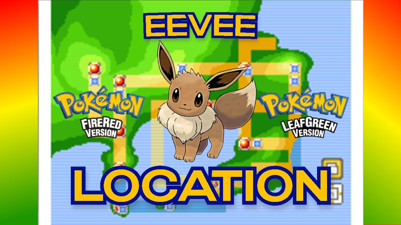 jomfru Ulydighed Observation How to get Eevee in Pokemon Fire Red & Leaf Green - YouTube