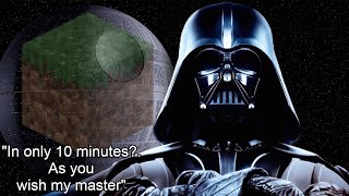 Building The Best Minecraft Star Wars Death Star In Only 10 Minutes...