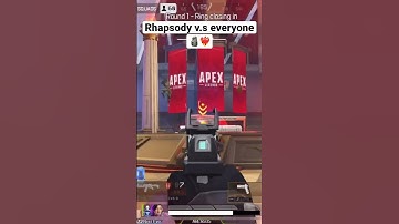 Apex legends mobile : rhapsody v.s everyone ❤️‍🔥👍🏻 #apexlegendsclips #apexlegends #apexclips