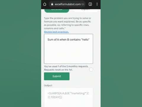 Awesome AI - Excel Formula Bot 