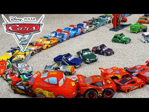 Huge Disney Cars Collection Cars 2 World Grand Prix Allinol Racers