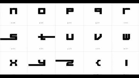 Ungap Blocks Variable Font in action