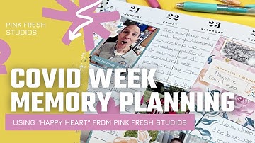 Happy Heart || Memory Planning Process || The Happy Planner & Pink Fresh Studios