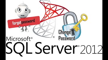 Change sql server password