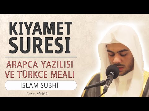 Kıyamet suresi anlamı