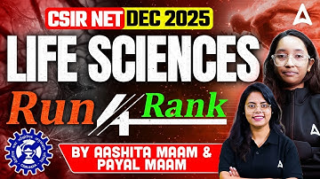 CSIR NET Life Science Marathon Class | CSIR NET Life Science Run 4 Rank | CSIR NET Dec 2025