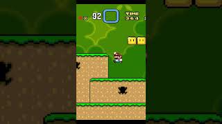 Unknown Collision Object in item reserve Super Mario World glitch