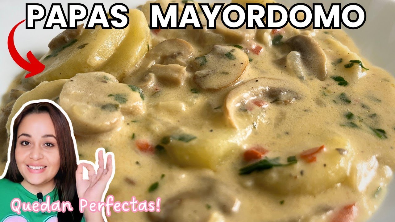 Como hacer papas mayordomo paso a paso / La Receta más FÁCIL y  DELICIOSA