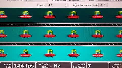 AOC super slow mo ghosting test