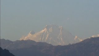 Sunset Himalaya Mountain views from Kathmandu