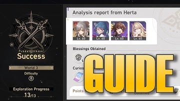 Simulated Universe World 3 Difficulty 2 Guide in Honkai Star Rail (Gepard Boss)