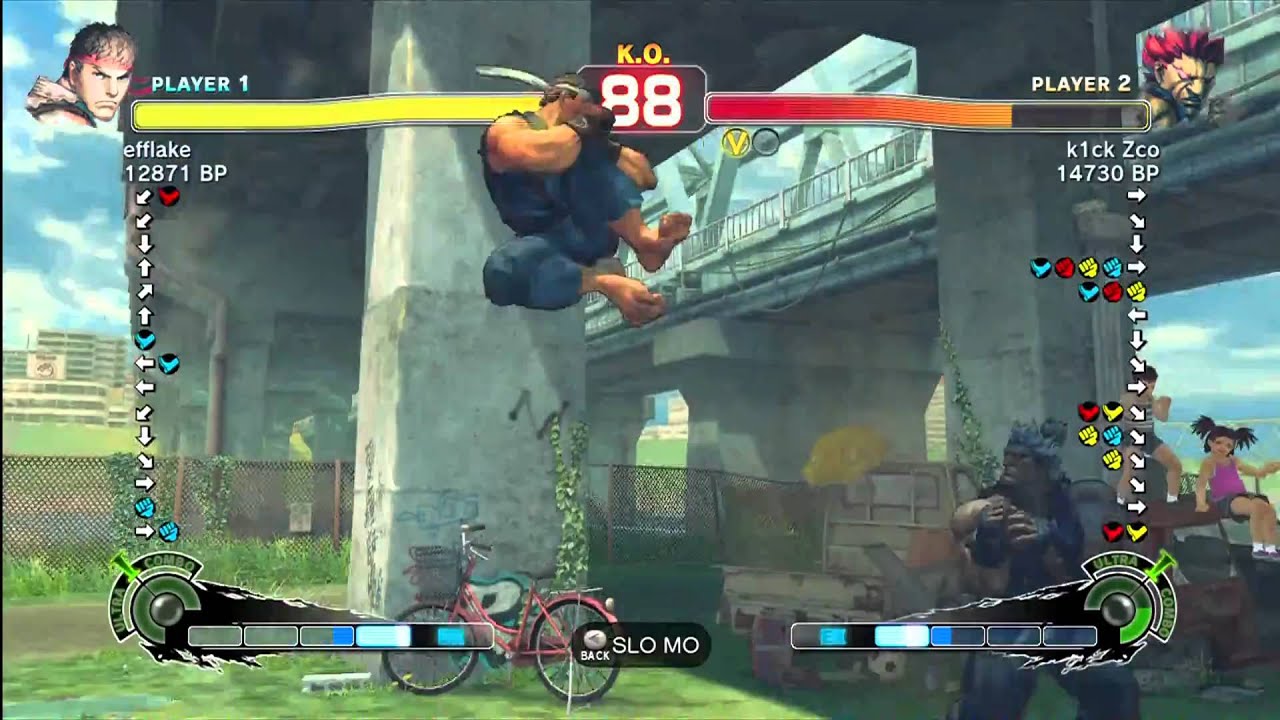 SSF4 [RY] efflake vs k1ck Zco [AK]