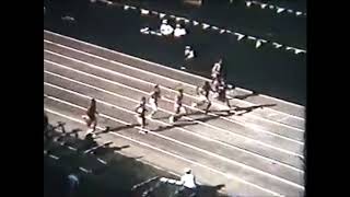 1968 NCAA men's 100m semi-final - OJ Simpson 5th