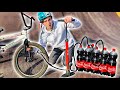 GONFLER DES PNEUS DE VÉLO AVEC DU COCA ?