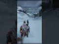 Freya Funny Reaction to what Kratos Just Did #godofwar #gaming #shorts
