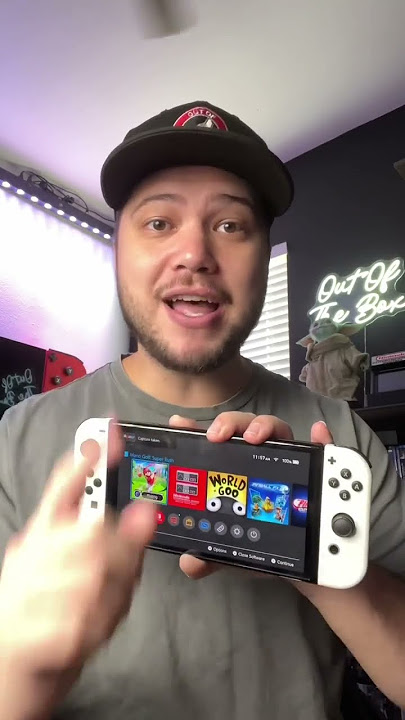 Nintendo Switch Secret Button 🤫. #nintendo #nintendoswitch #gaming #gamer #games