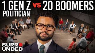 1 Gen Z Politician vs 20 Boomers (ft. Maxwell Frost) | Surrounded