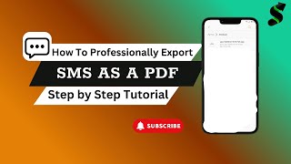 How to Export SMS Text Messages as a PDF in Phone (2025 Easy Guide)
