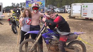 Nate'$ BIG dirt bike race!! 35 miles through the woods of Georgia!! Let's GO!!