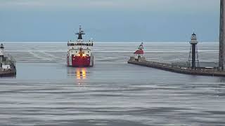 CG Mackinaw arrived Duluth 03/20/19