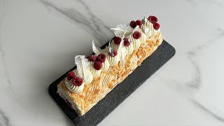 The most springtime meringue roll ever!