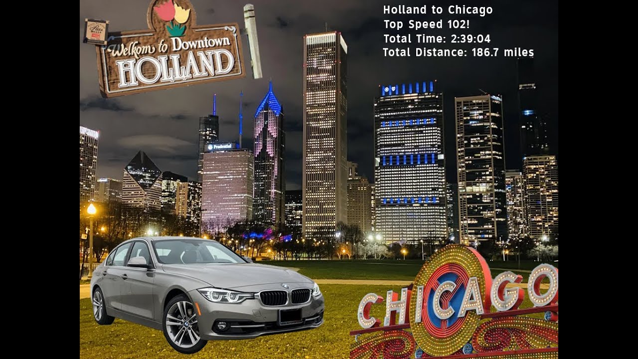 4K Drive with Trip Guide like Commentary from Holland to Chicago ERP