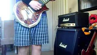 BOSS RC-2 Loop Station Test with ESP Eclipse II (Improv solo thing)