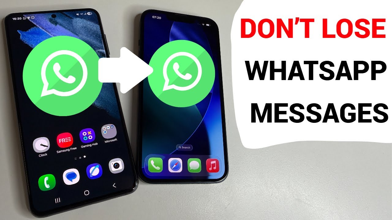 Узнайте, как перенести сообщения WhatsApp, пока не стало слишком поздно.