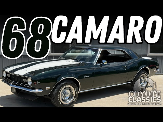 シボレー·カマロ　Ｚ28　1968 1968 Z28 Chevy Camaro for Sale at Coyote Classics - YouTube