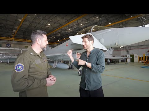 Content creator Alberto Naska explores the Eurofighter Typhoon - video from Leonardo