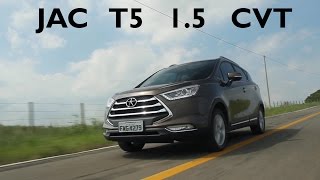 Novo JAC T5 é equipado com motor 1.5 Flex de 127 cv e câmbio automático CVT.
