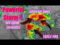 Powerful Storms Bringing Hurricane Winds, Tornadoes &amp; Large Hail Today! - The WeatherMan Plus