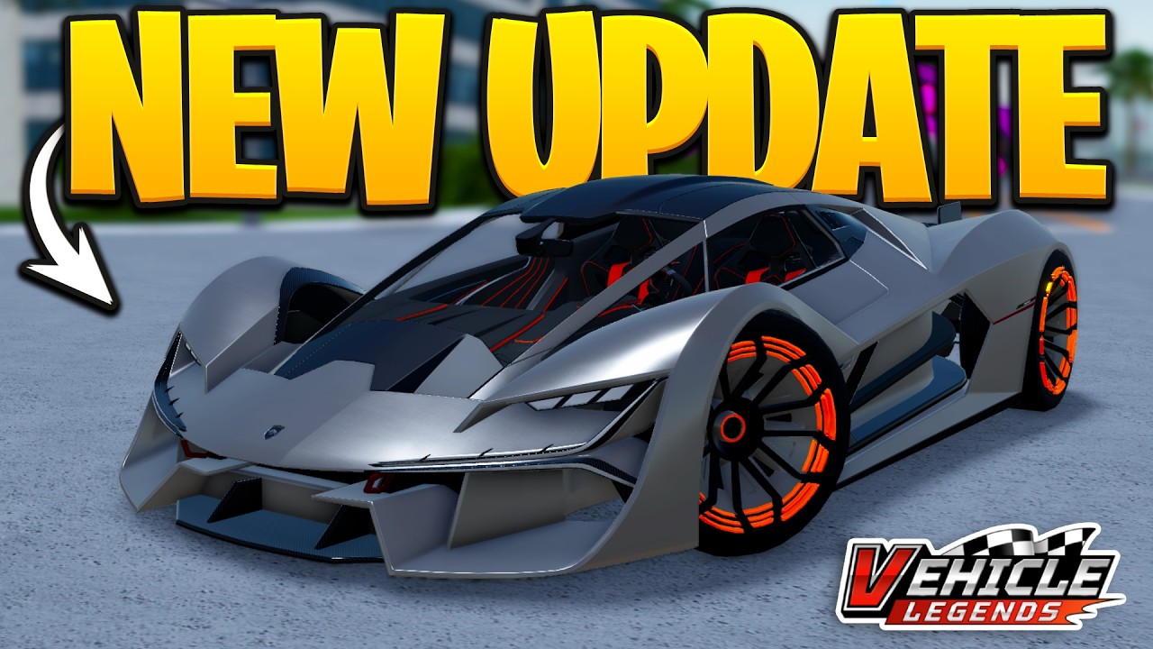 Новое ограниченное обновление с автомобилями в игре Vehicle Legends Roblox!