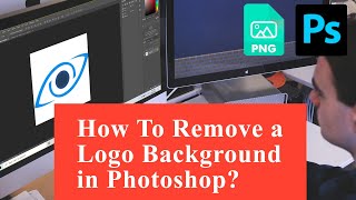 How to remove Logo Background in Photoshop Make transparent PNG image / Logo from jpg picture