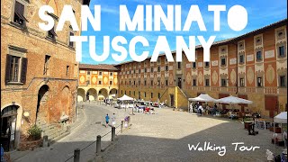 San Miniato, Tuscany 🇮🇹 | Italy’s Hidden Medieval Village You’ve Never Heard Of (ASMR Walk) #italy
