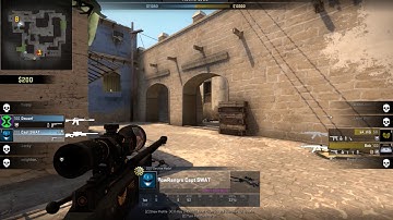 CSGO - 4k and defuse to win the round on Mirage